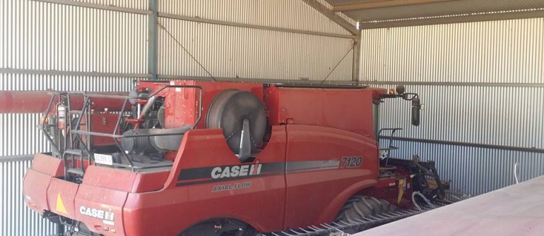 Case 7120 and John Deere 9770 tuned and ready for harvest